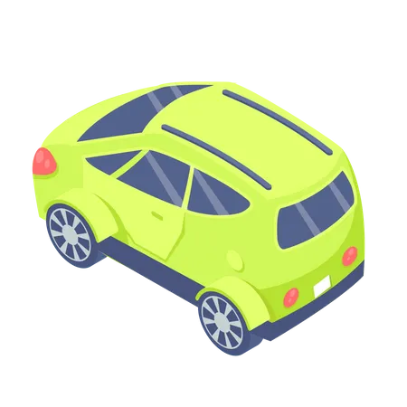 Voiture électrique  Illustration