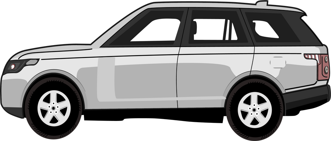 Voiture moderne  Illustration