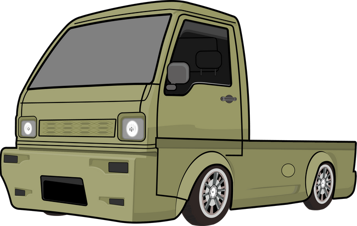 Voiture moderne  Illustration