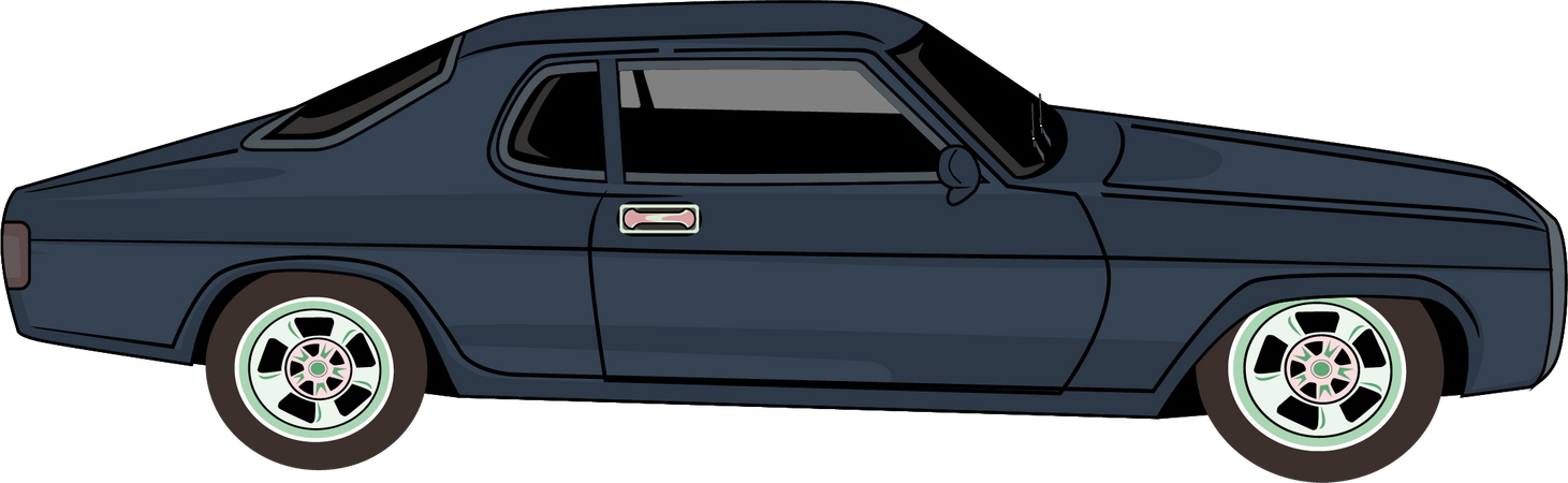 Voiture rétro classique  Illustration