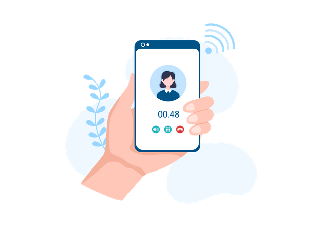 Voix sur internet  Illustration