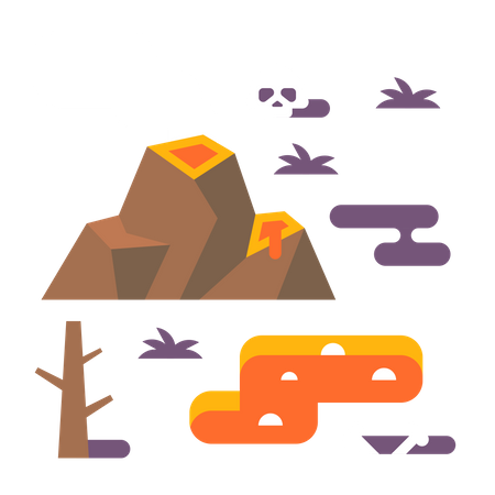 Volcan  Illustration