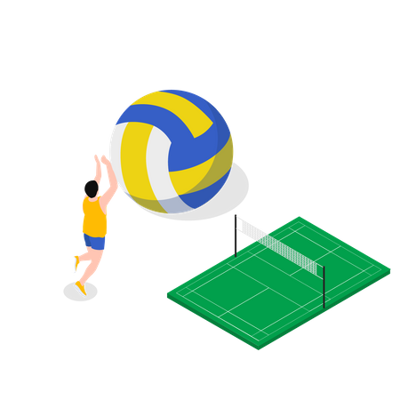 Volley-ball  Illustration