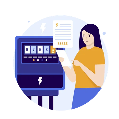 Voltage Meter  Illustration