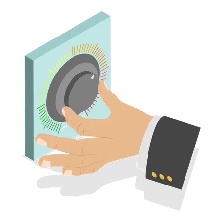 Volume Control Button  Illustration