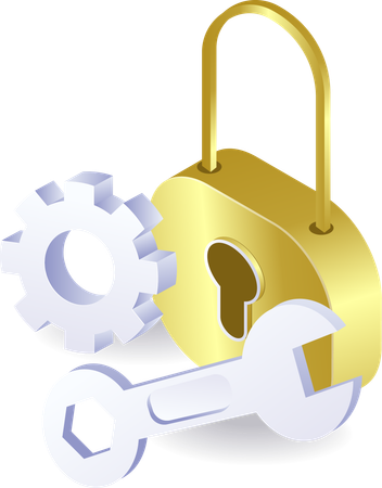 Sicherheitslösungen von Padlock Technology  Illustration