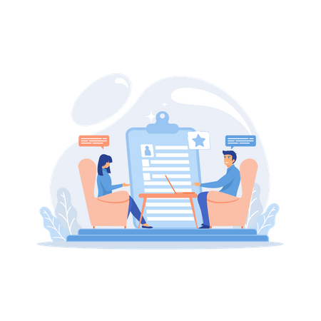 Vorstellungsgespräch  Illustration