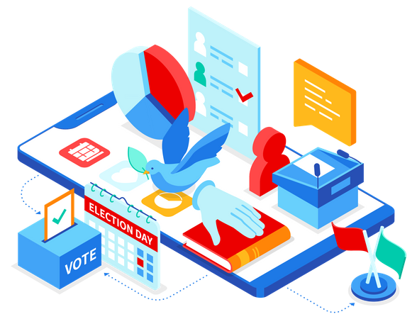 Votación en línea  Ilustración