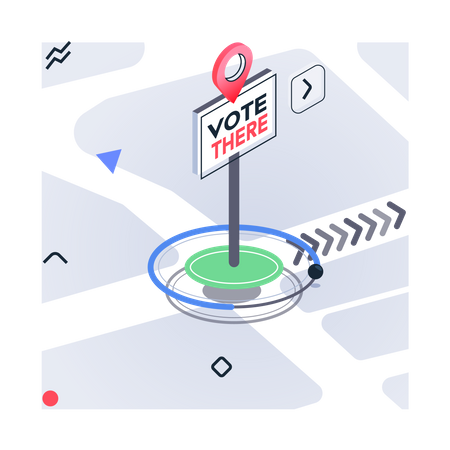 Vote Location Illustration