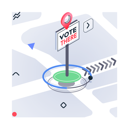 Vote Location  Illustration