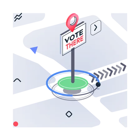 Vote Location  Illustration