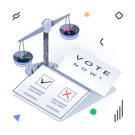 Vote Now  Illustration