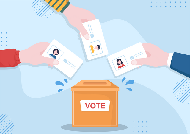 Voting box Illustration