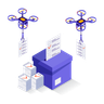 drone voting illustration free download