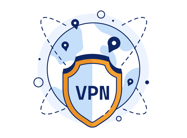 VPN  イラスト