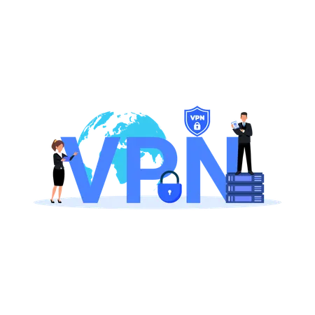 Vpn Access  Illustration