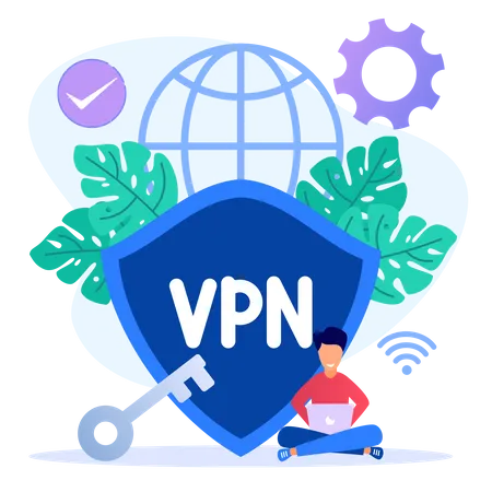 VPN-Anbieter  Illustration