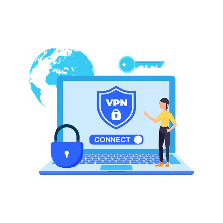 VPN Connect  Illustration