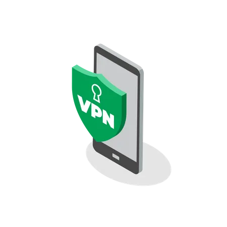 VPN pour smartphone  Illustration