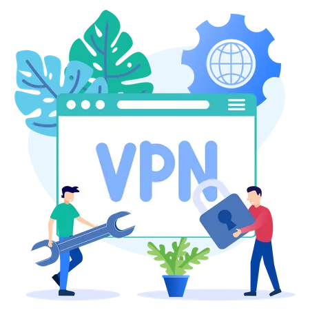 Segurança VPN  Ilustração