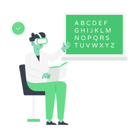 VR-Bildung  Illustration