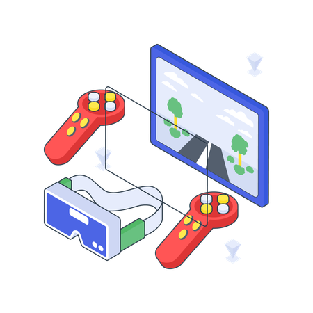 VR-Controller  Illustration