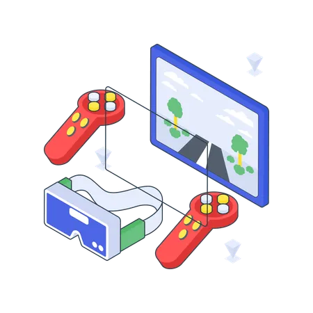 VR-Controller  Illustration