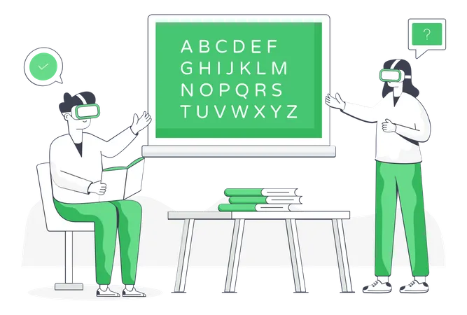 VR Education Illustration