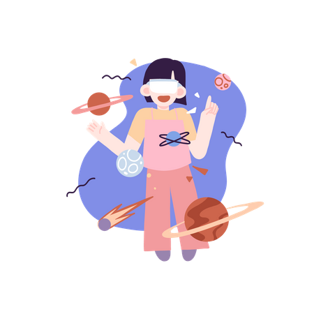 VR for study space  Illustration