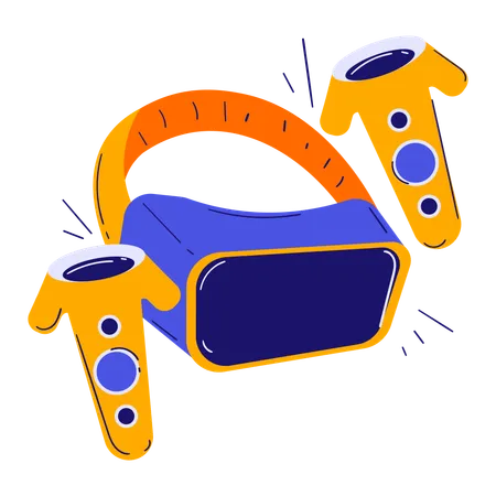 VR Game  Illustration