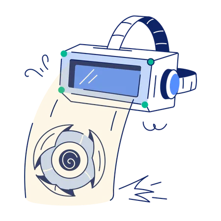 VR Headset  Illustration