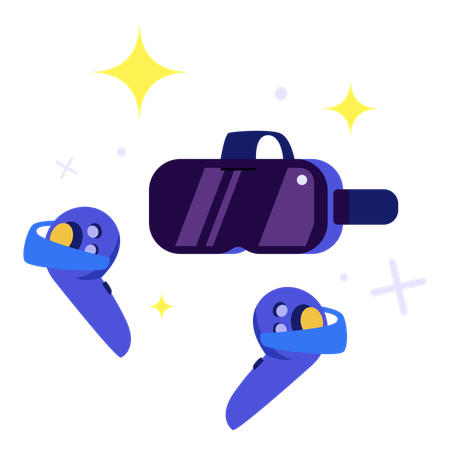 VRゲーム  イラスト