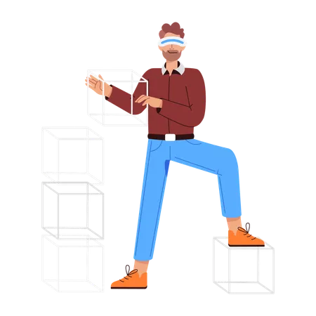 VR-Modellierung  Illustration