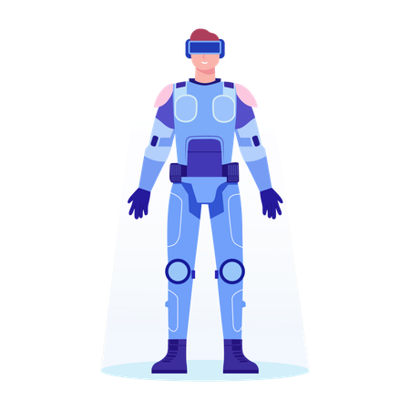 Vr person  Illustration