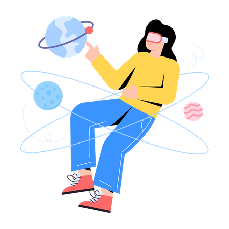 VR Space  Illustration