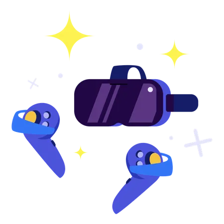 VR-Spiele  Illustration