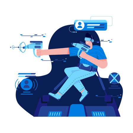 VR-Spiele  Illustration
