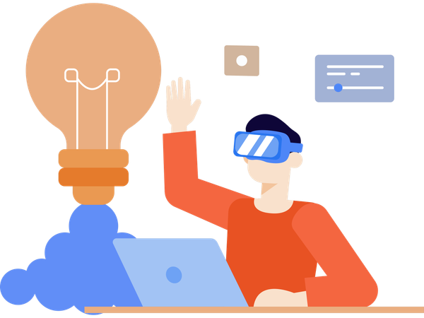 Vr startup launched by employee  Illustration