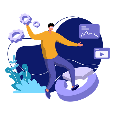 VR video platform  Illustration