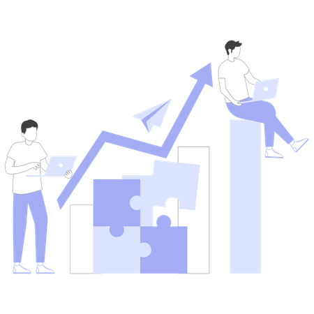 Wachstumsstrategie  Illustration