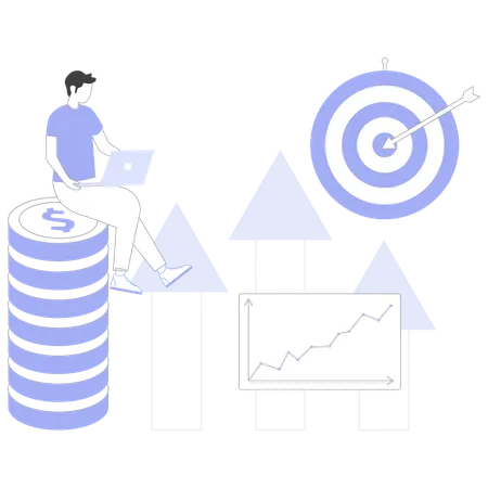 Wachstumsstrategie  Illustration