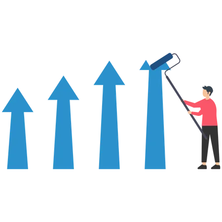 Wachstumsstrategie  Illustration