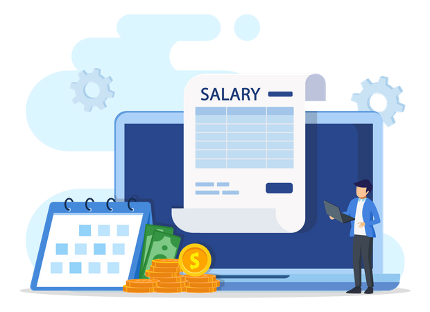 Wage Distribution  イラスト