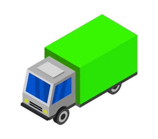 Wagon Truck Illustration