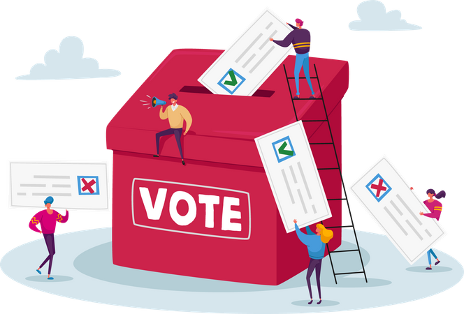 Wahlen, Abstimmungen  Illustration