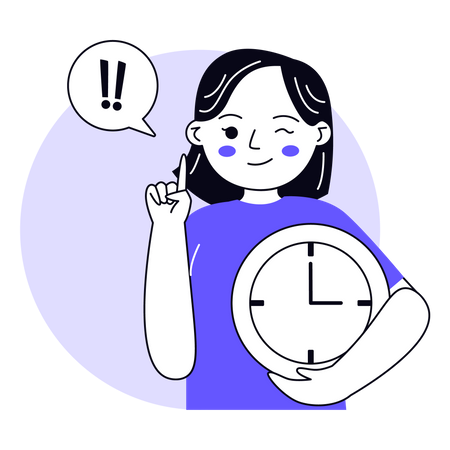 Wait a Minute  イラスト