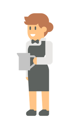 Waiter  Illustration