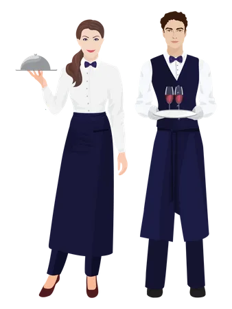Waiters Illustration