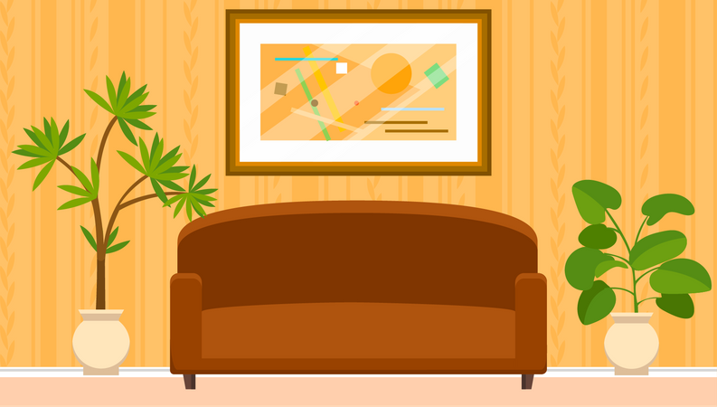 Waiting area  Illustration