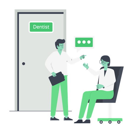 Dentist Waiting Room Illustration